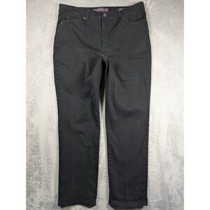 Gloria Vanderbilt Amanda Jeans Womens Size 16 Tapered High Rise Stretch Casual